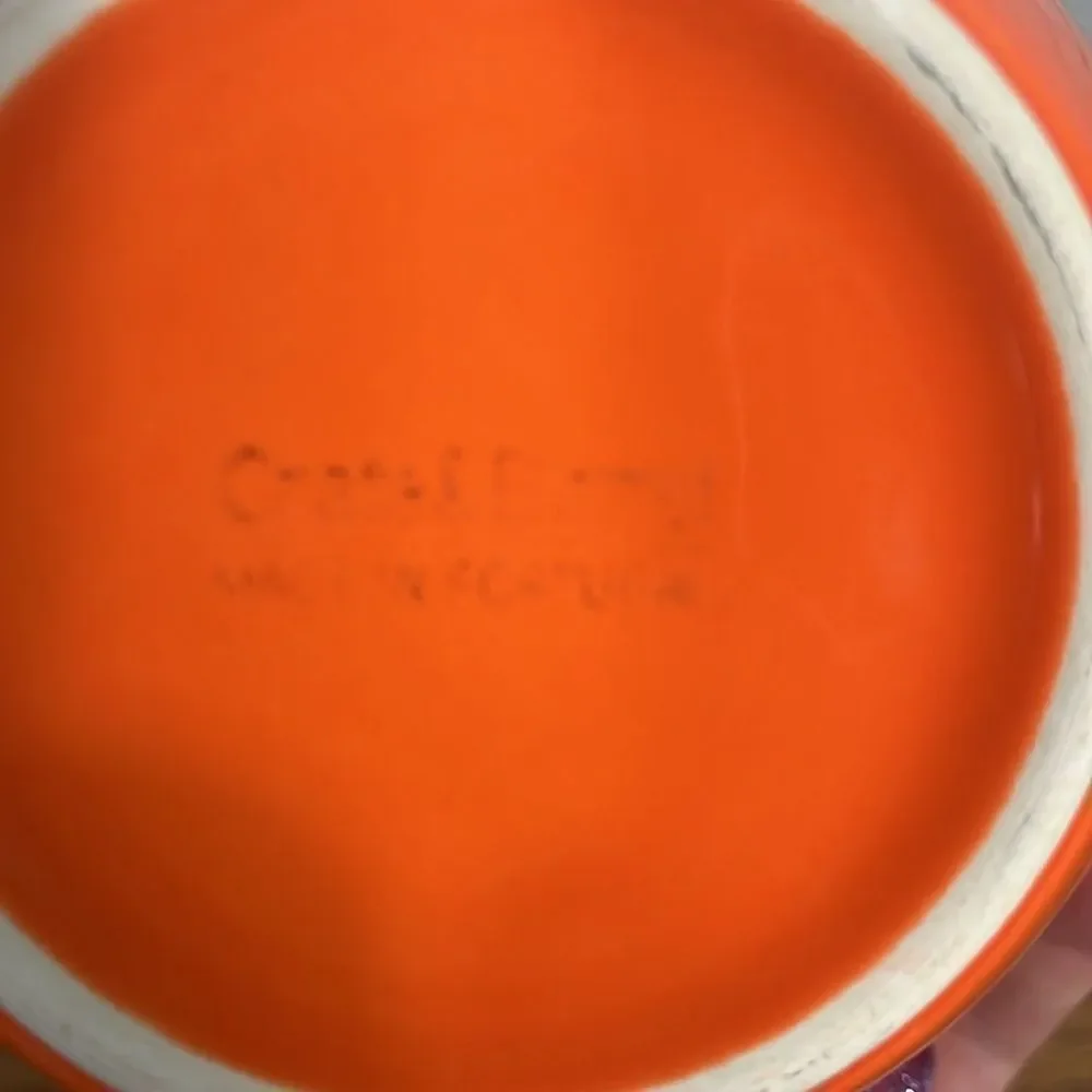 Crate&Barrel Portugal 5.5” Orange Addison Mixing Nesting Bowl